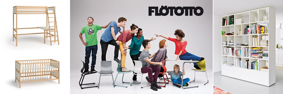 Designermöbel von Flötotto: moderne Regalsysteme, Stühle und Betten Designermöbel von Flötotto: moderne Regalsysteme, Stühle und Betten