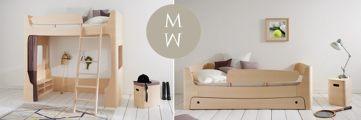 Mild & Wild - elegante Kinder- und Jugendmöbel aus Birkenschichtholz, mit Esche furniert Mild & Wild - elegante Kinder- und Jugendmöbel aus Birkenschichtholz, mit Esche furniert