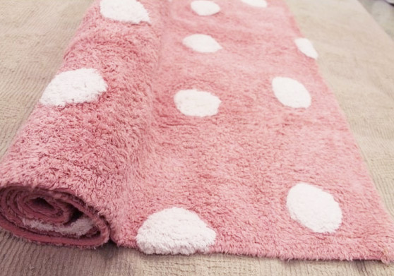teppich punkte rosa im wallenfels onlineshop teppich punkte rosa im wallenfels onlineshop