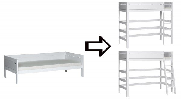 Lifetime Umbausatz von Basisliege zu Hochbett 