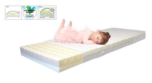 Kids Duo Deluxe, Kaltschaummatratze mit Hypersoft-Kleinkindseite