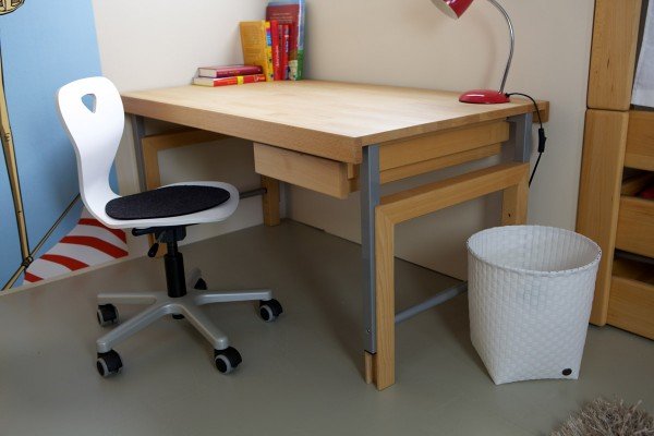 De Breuyn Ziggy Schreibtisch, Buche massiv, destyle im ...