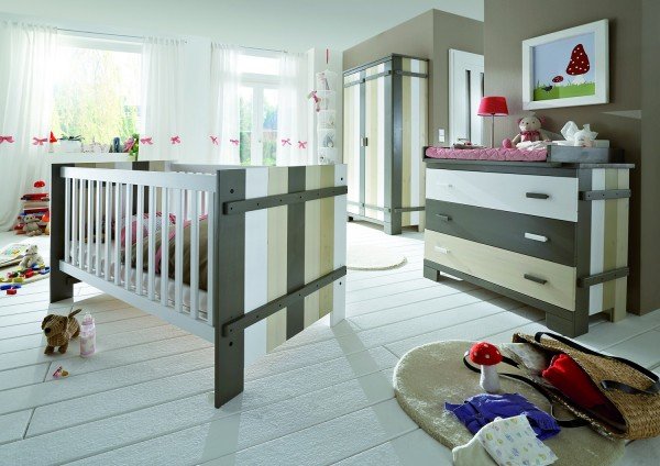 Infans Merlin Starterset, bestehend aus Babybett und Wickelkommode