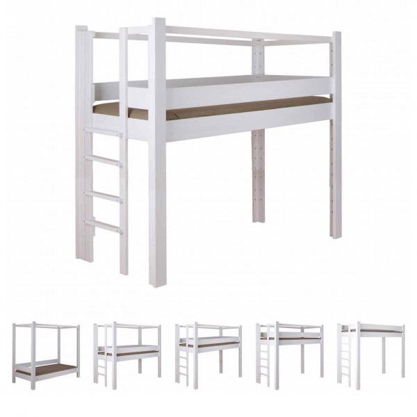 destyle Basisbett 100 S, Buche weiß 