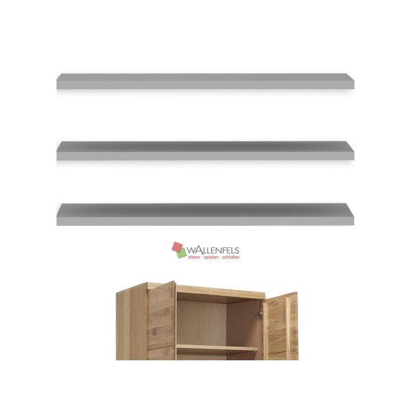 Vomika Einlegeböden 3er-Set (B 87cm), für 2-türigen Kleiderschrank 