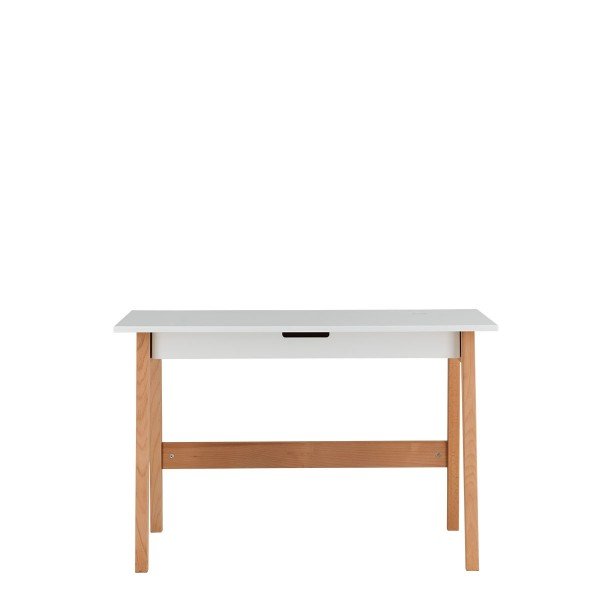 Infanscolor Schreibtisch in Buche/ weiß
