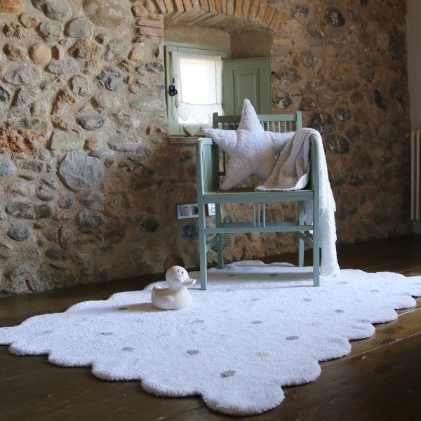 Teppich Biscuit White