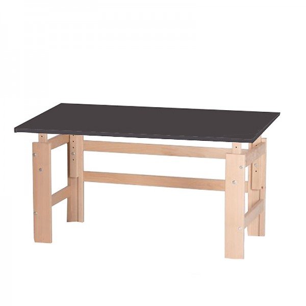 Schreibtisch anthrazit/Buche (B 140 cm) 