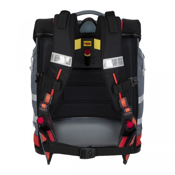 McNeill Schulranzen-Set: Feuerwehr Ergo Primero mit LED Blinklicht