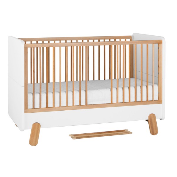 Nature Kid I'ga Babybett umgebaut zum Juniorbett