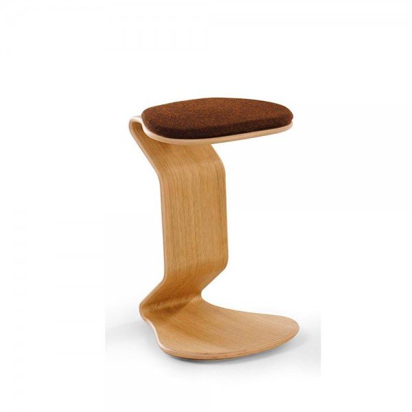 Hocker Ercolino big, H 56cm, Beispiel in Eiche