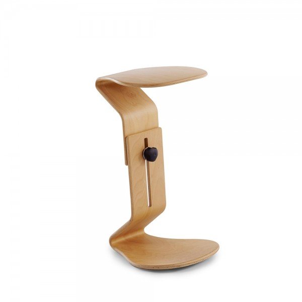 Hocker Ercolino ready in Buche, höhenverstellbar 52-74cm