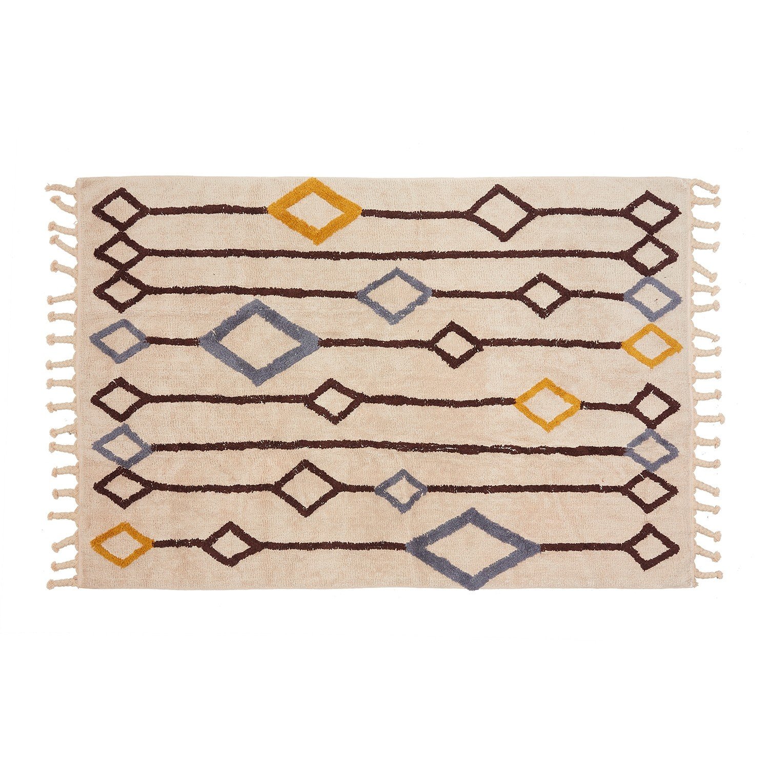 Teppich Diamant In 140 X 200 Mit Rautenmuster Im Wallenfels Onlineshop