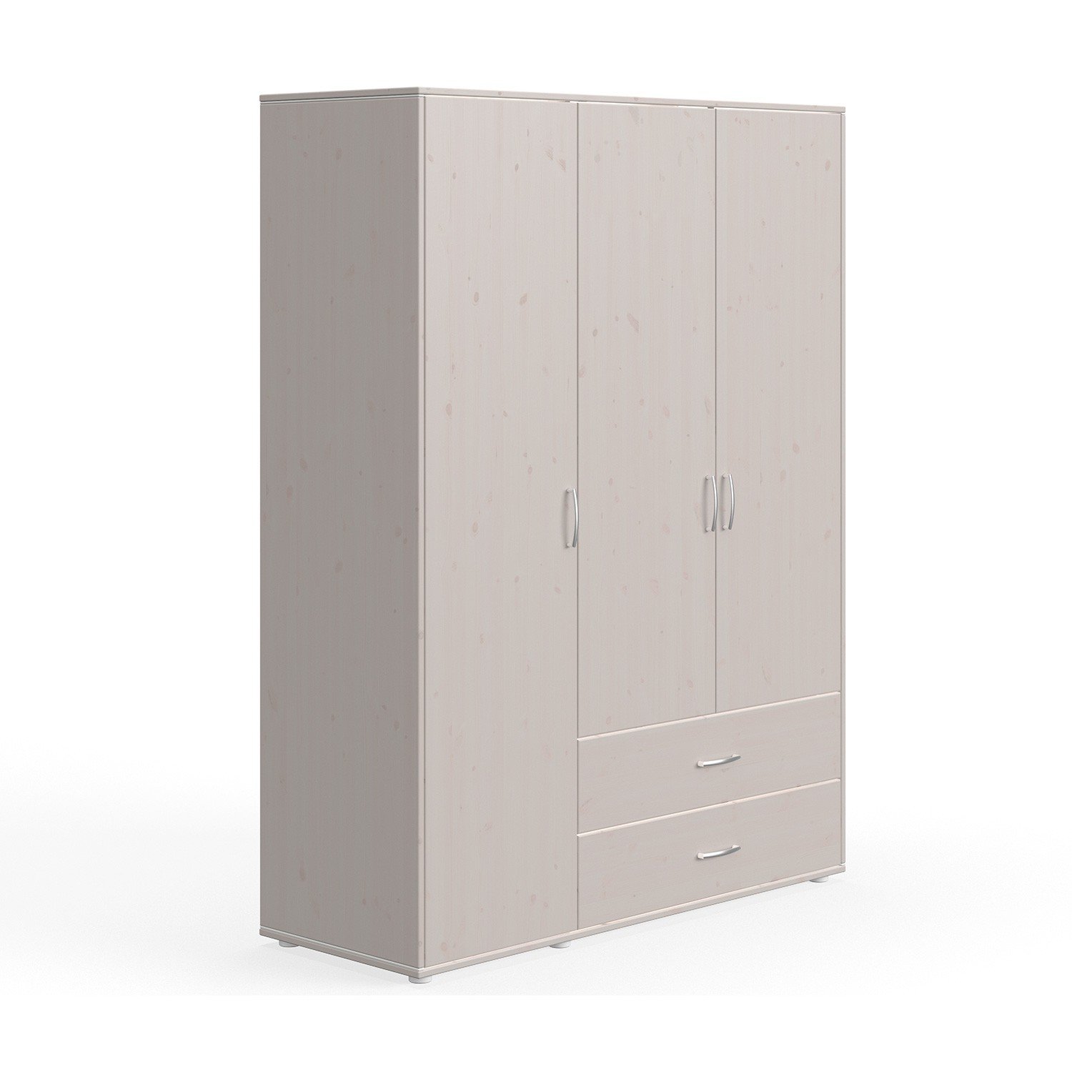 Classic Kleiderschrank, 13 Türen, Grau lasiert / Grau lasiert / Weiß Classic Kleiderschrank, 13 Türen, Grau lasiert / Grau lasiert / Weiß