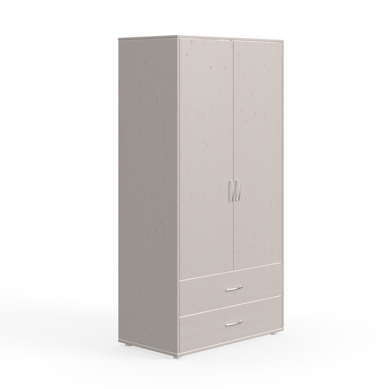 Classic hoher Kleiderschrank, 16 Türen, Grau lasiert / Grau lasiert / Weiß Classic hoher Kleiderschrank, 16 Türen, Grau lasiert / Grau lasiert / Weiß