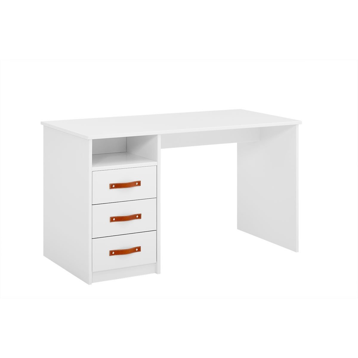 Cool Kids Schreibtisch In Weiss Mit 3 Schubladen Versandkostenfrei
