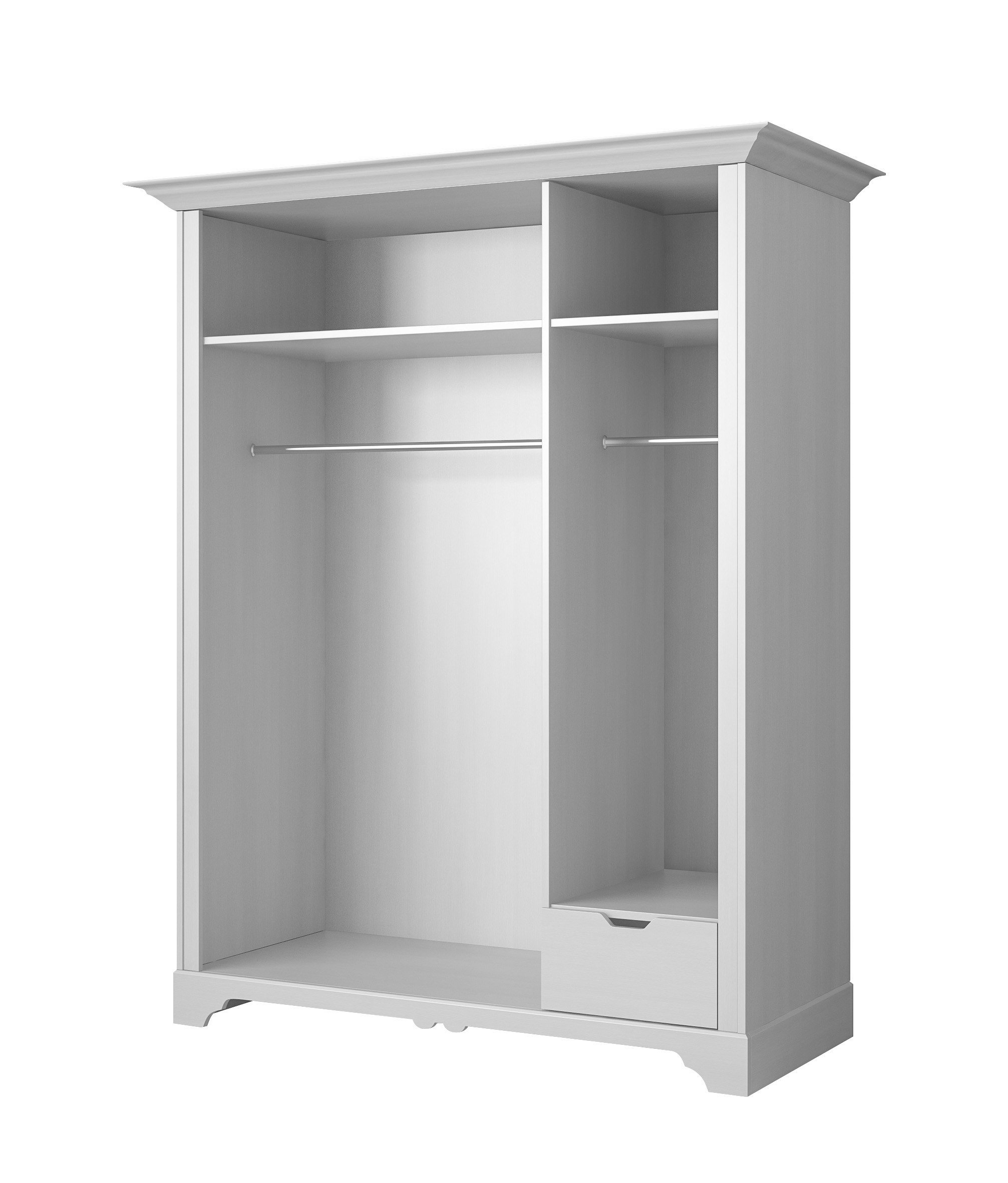 Cinderella Premium Kleiderschrank mit 3 Türen im ...
