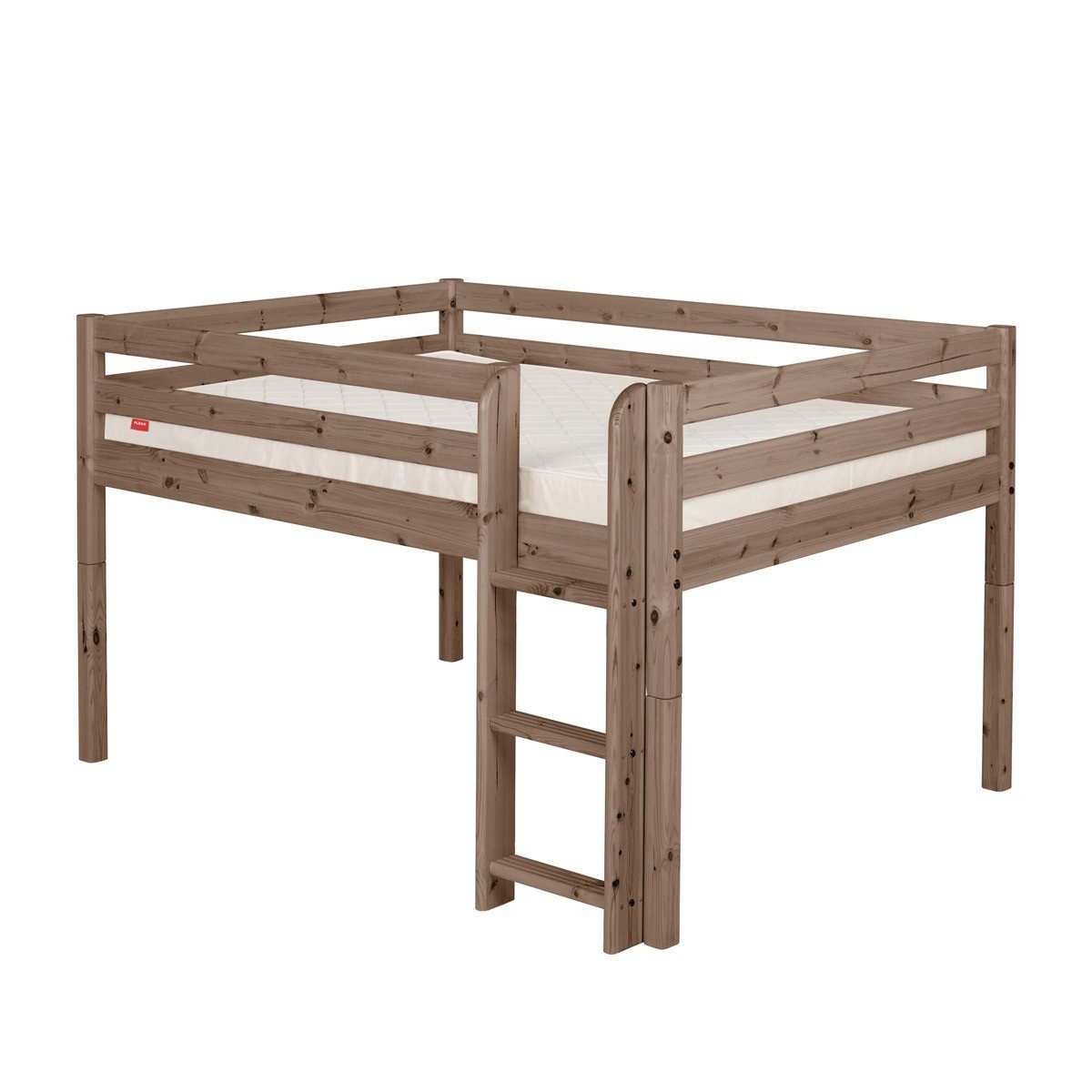 Flexa 140 Cm Breite Jugendliege Aus Massiver Kiefer In Terra