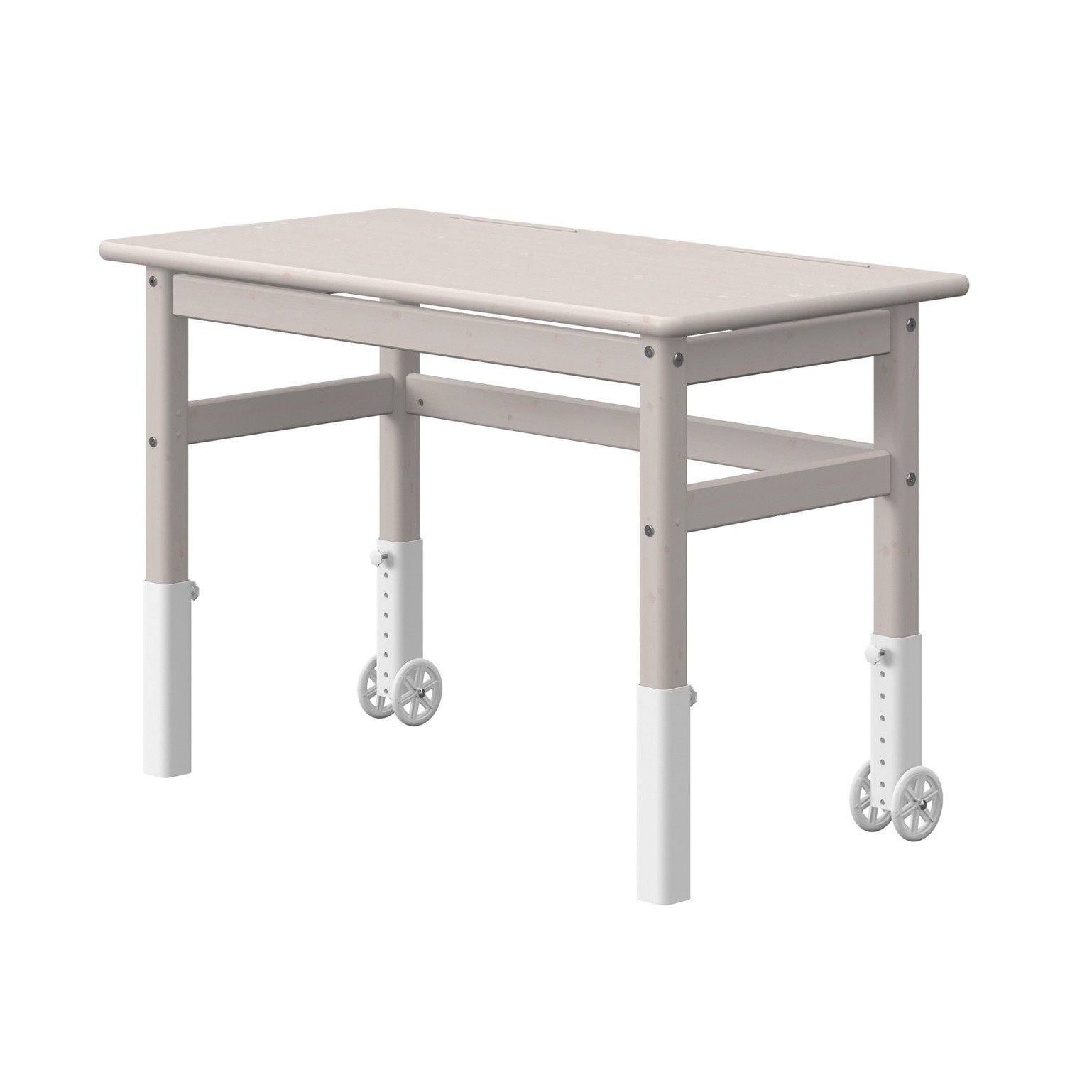 Study Classic Schreibtisch Roll On In Kiefer Grau Lasiert Mit