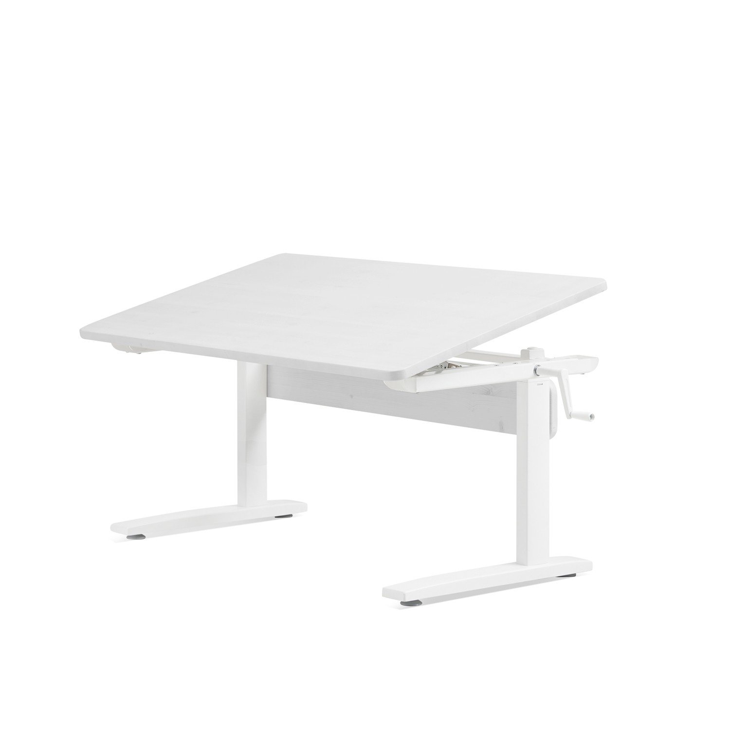 Study Schreibtisch Aus Kiefer Mit Metallgestell In Whitewash B 120