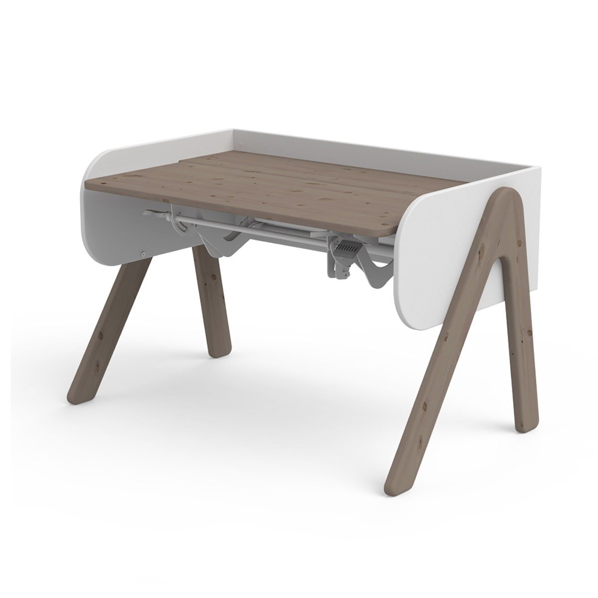 Study Schreibtisch Woody In Kiefer Terra Weiss B 120