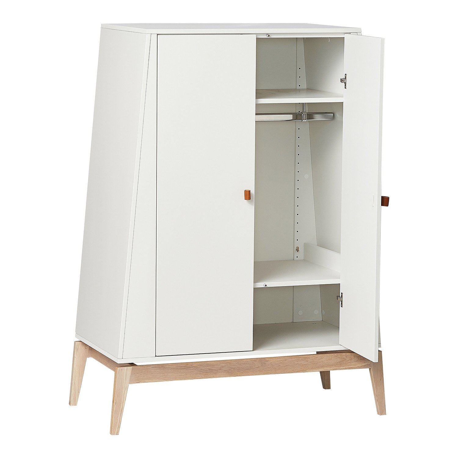 Luna™ Kleiderschrank, klein in weiß / Eiche Luna™ Kleiderschrank, klein in weiß / Eiche