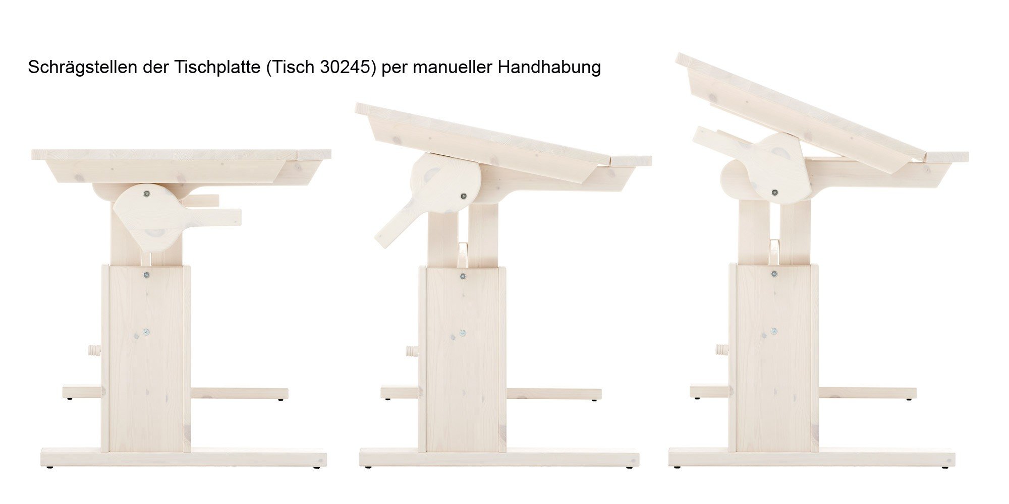Lifetime Hohenverstellbarer Schreibtisch Mit Neigbarer Tischplatte
