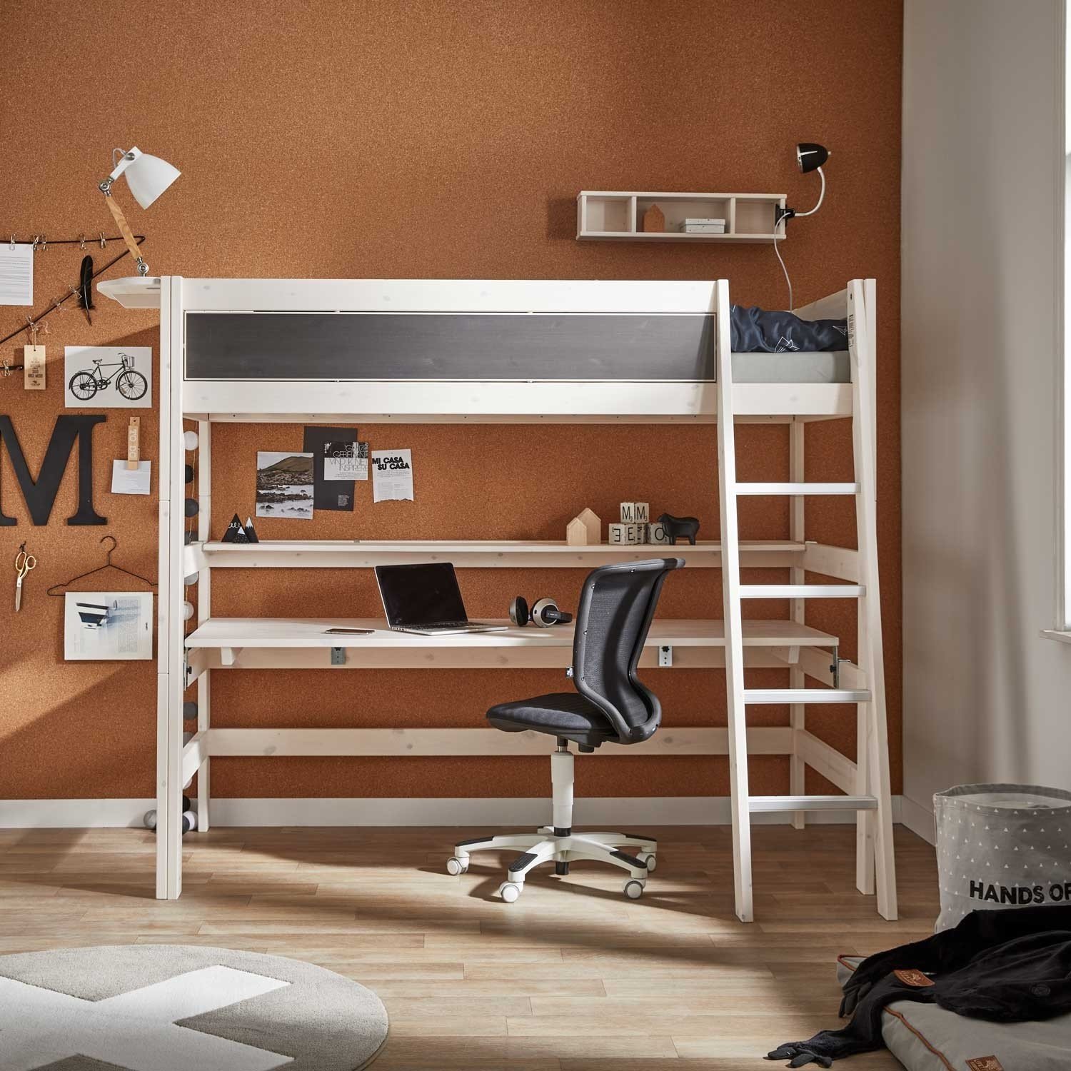 Lifetime Hochbett Mit Schreibtischplatte Im Wallenfels Onlineshop