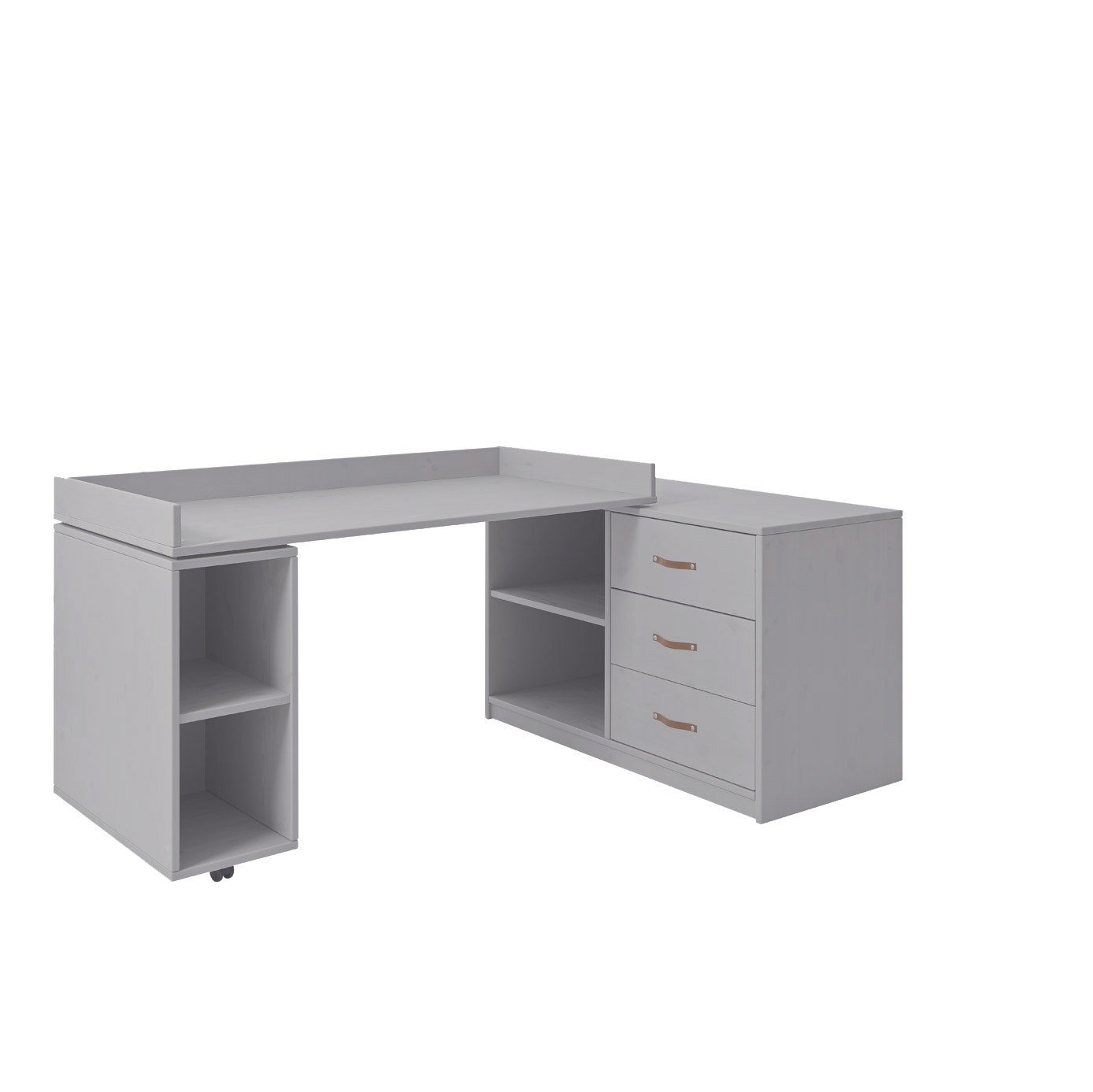 Lifetime Schreibtisch Regalmodul Grey Mit Drehbarer Tischplatte