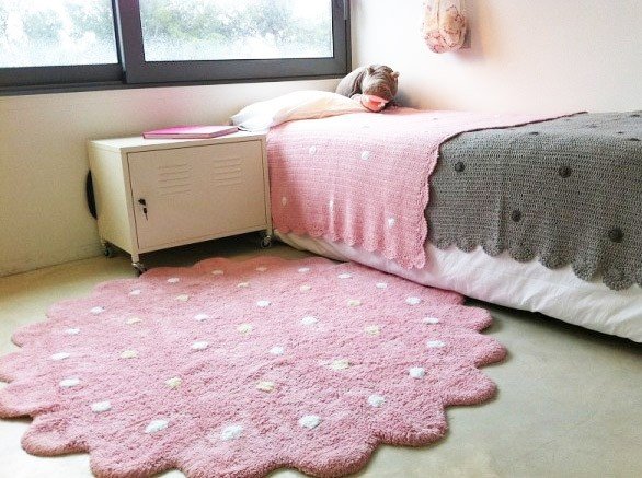 Teppich Galletita Rund Rosa Im Wallenfels Onlineshop