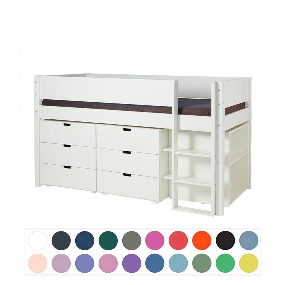 Manis H Halbhohes Bett Arn In Bunten Farben Im Wallenfels Onlineshop