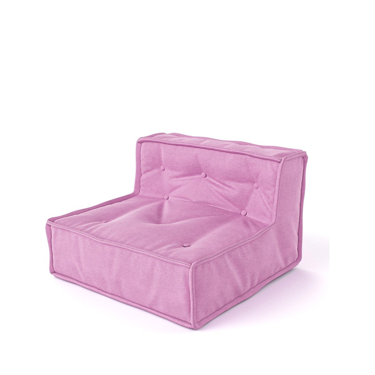 Nature Kid: MyColorCube Kindersofa-Modul mit Lehne in rosa - Wallenfels