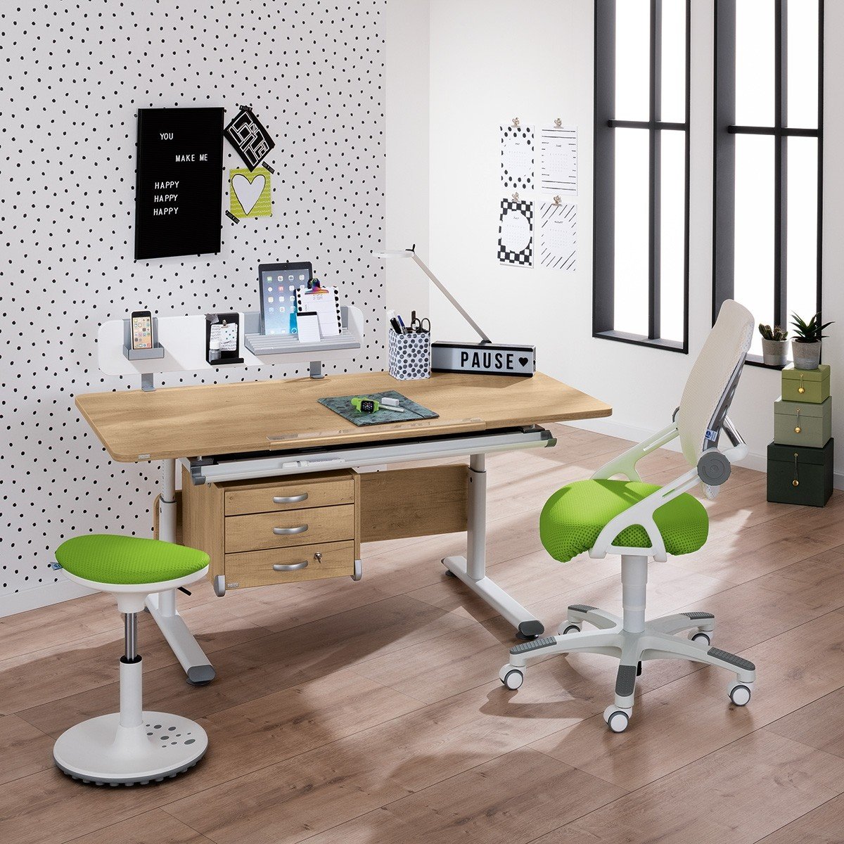 Paidi 120 Cm Breiter Diego Schreibtisch In Weiss Eiche Nebraska Nachbildung Wallenfels Onlineshop