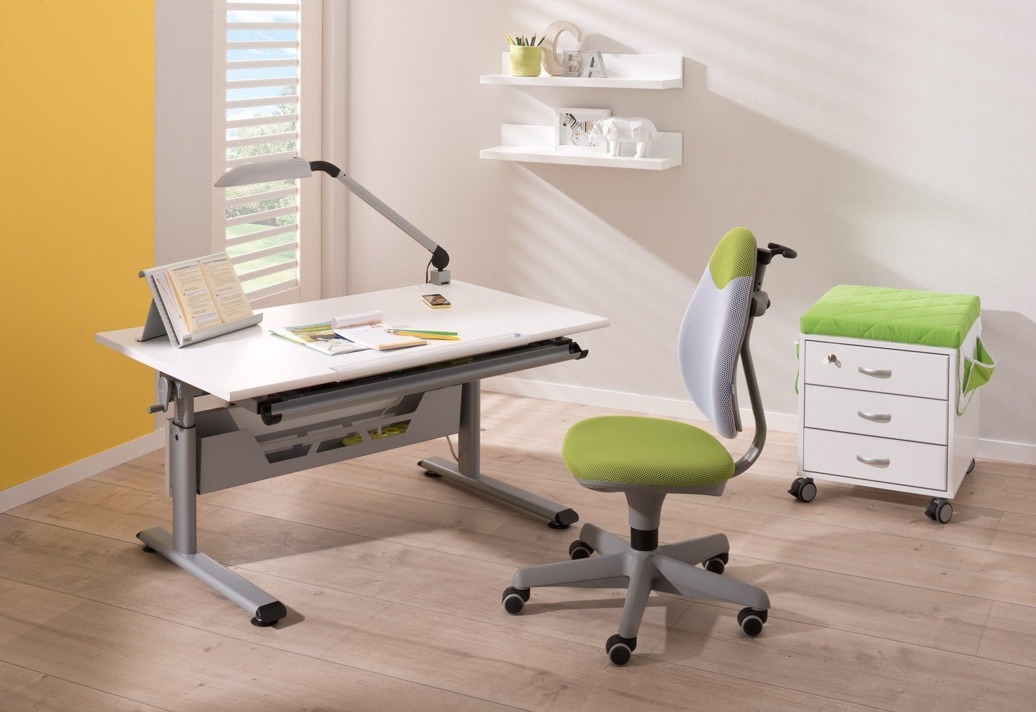 Paidi Marco 2 Eiche Dekor 120 cm Schreibtisch im