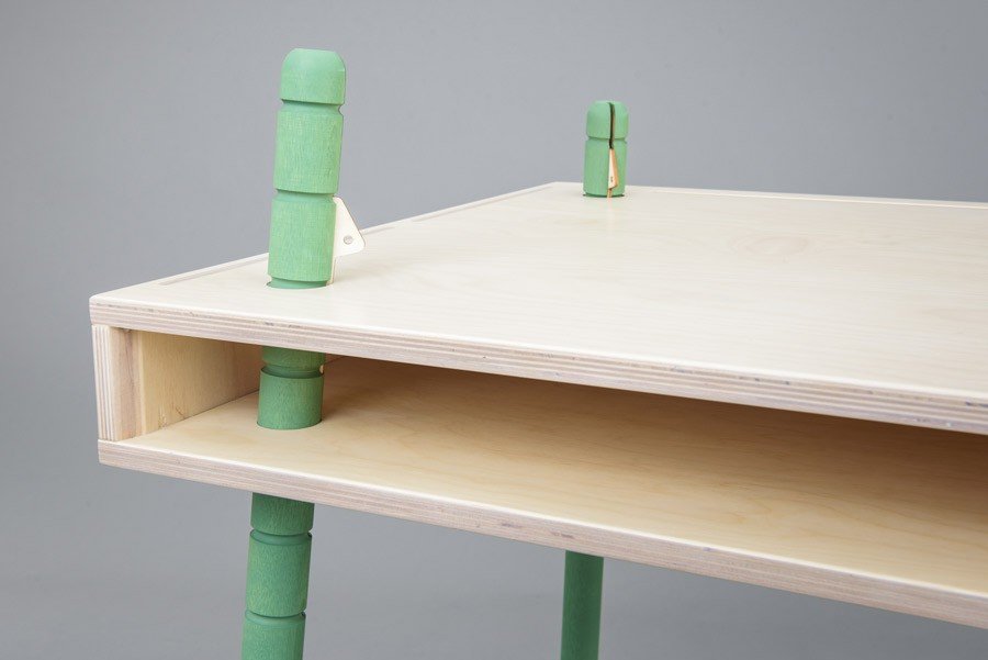 Perludi Schreibtisch Caspar Birke In Weiss Wallenfels
