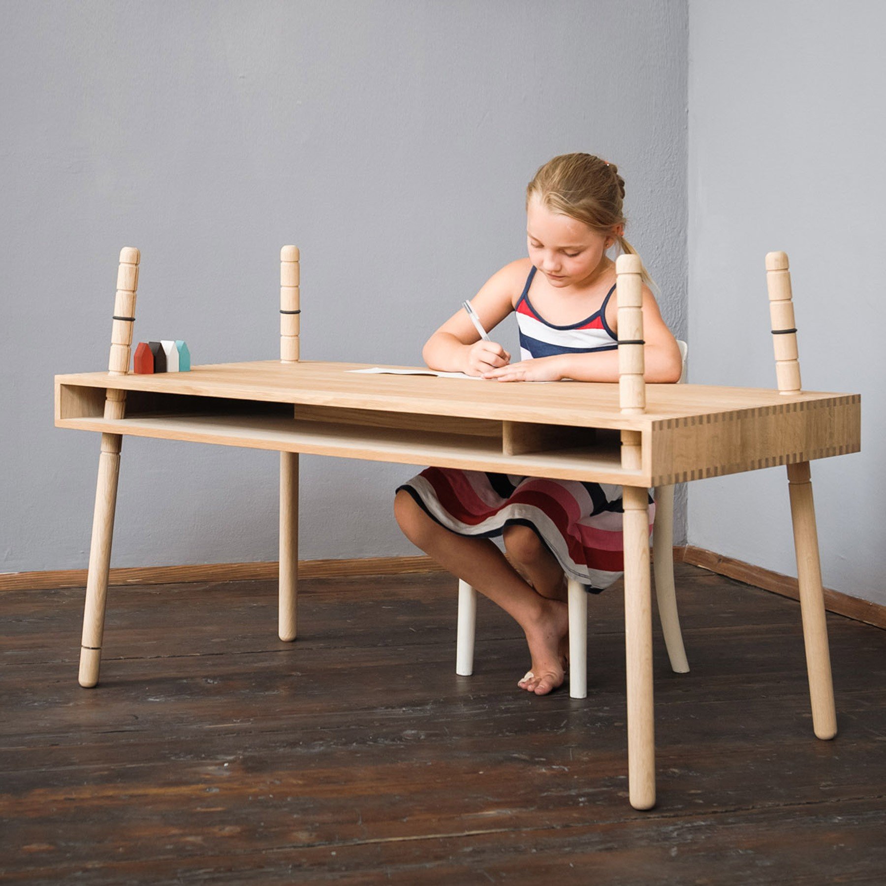 Perludi Caspar Schreibtisch Aus Massiver Eiche Hohenverstellbar Neues Modell 2016 Im Wallenfels Onlineshop