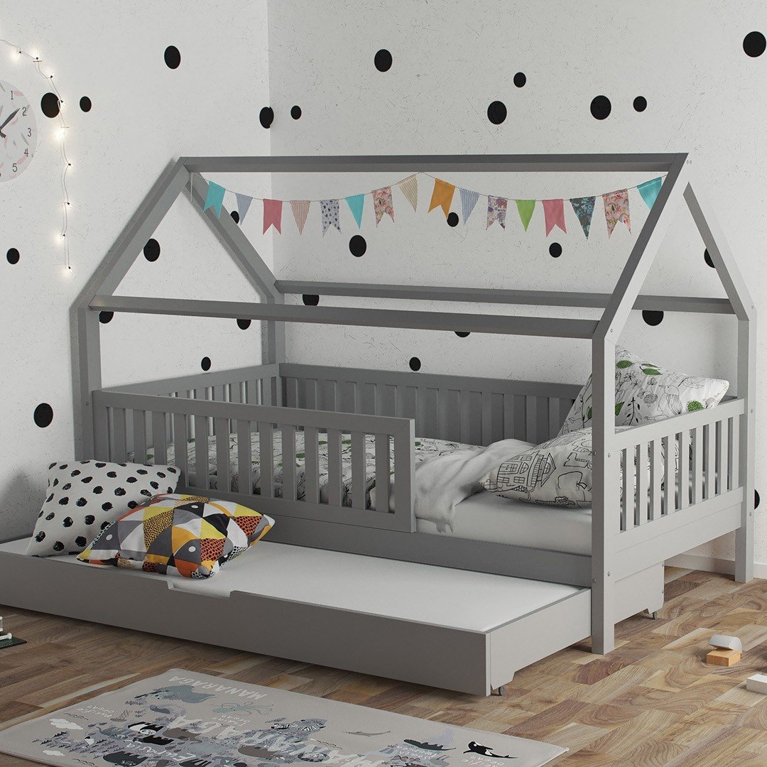 Nature Kid Hausbett Lilly Grau Kiefer Massiv Wallenfels Onlineshop