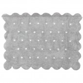 Teppich Tüpfel in Grau 120 x 160