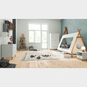 Kinderzimmer Set 6-teilig Ponca Tipi weiß