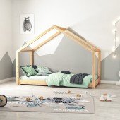 Hausbett Lara in Kiefer natur (90 x 200cm)