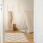 Teppich Rombos 140 x 200 cm (Rautenmuster)