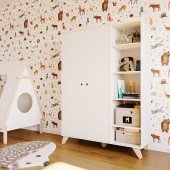 Ponca Tipi Kleiderschrank Breit