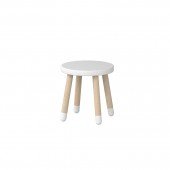 Dots Kinderhocker weiß, H 30 cm