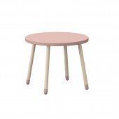 Dots Kindertisch Light Rose, H 47 cm