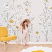 Fototapete - Kamille (Vliestapete)