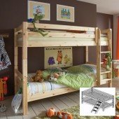 KIDS Etagenbett 602 mit schräger Leiter