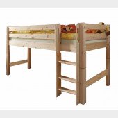 KIDS halbhohes Spielbett 301, gerade Leiter