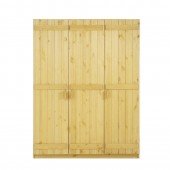 Kleiderschrank 804 mit 3 Türen, natur