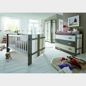 Merlin Babymöbel Starterset (Wickelkommode u. Babybett)