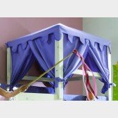 KIDS Himmel-Bettaufsatz Prinzessin 840, (inklusive Stoffset in lila)